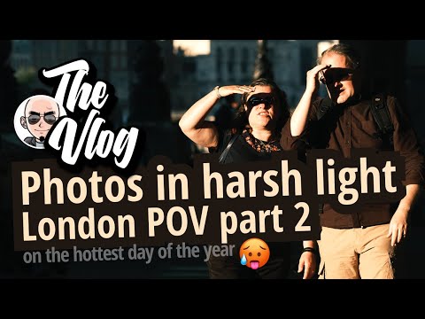 Street Photography in Harsh Light on the HOTTEST DAY | London POV
