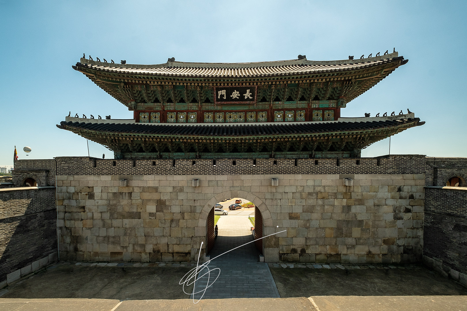 The north gate of Suwon fortress