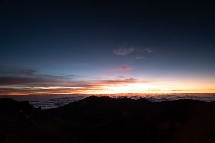Haleakalā BTS - blue sky