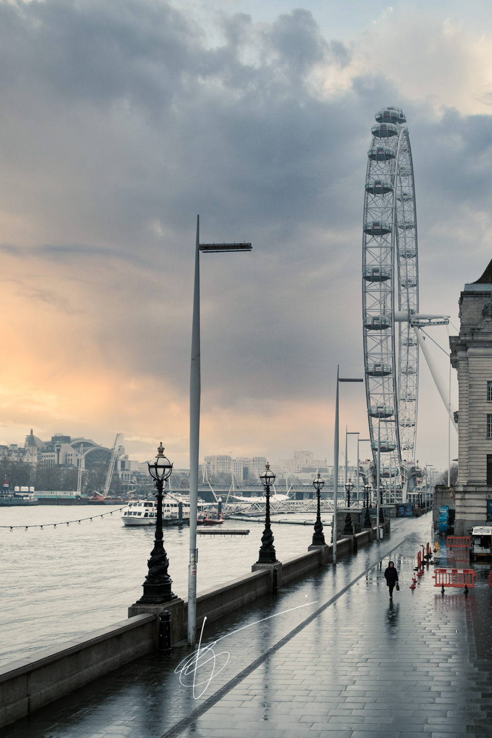 Coronavirus Covid London lockdown: London Eye