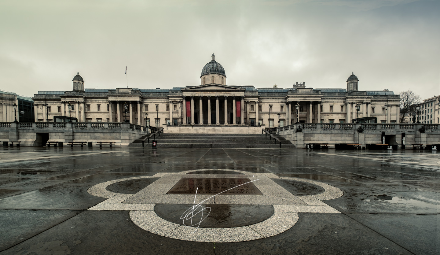 Coronavirus Covid London lockdown: Trafalgar Square