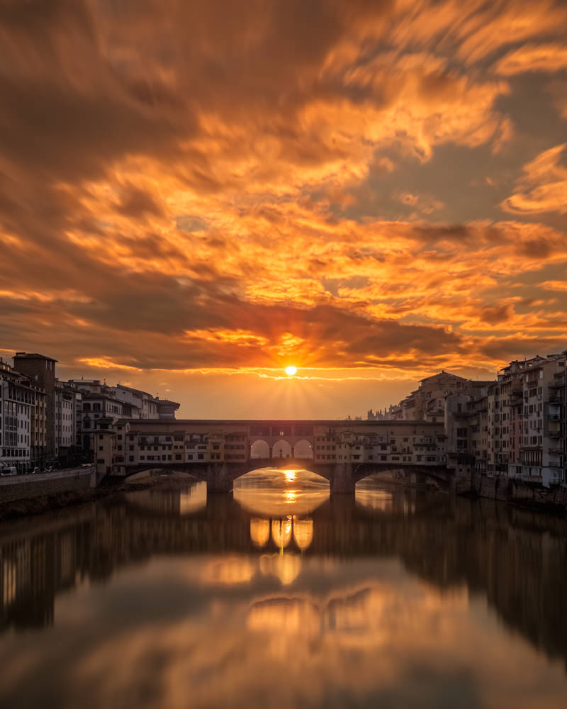 Sunrise in Florence, Firenze, Italy