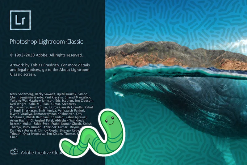 Lightroom Classic 2020, worms edition