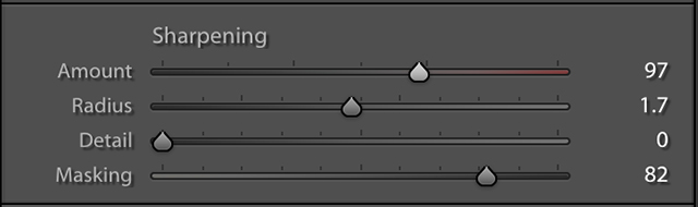 Sharpening Fujifilm Raw files in Lightroom - New Settings