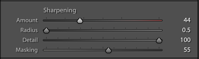 Sharpening Fujifilm Raw files in Lightroom - Old Settings