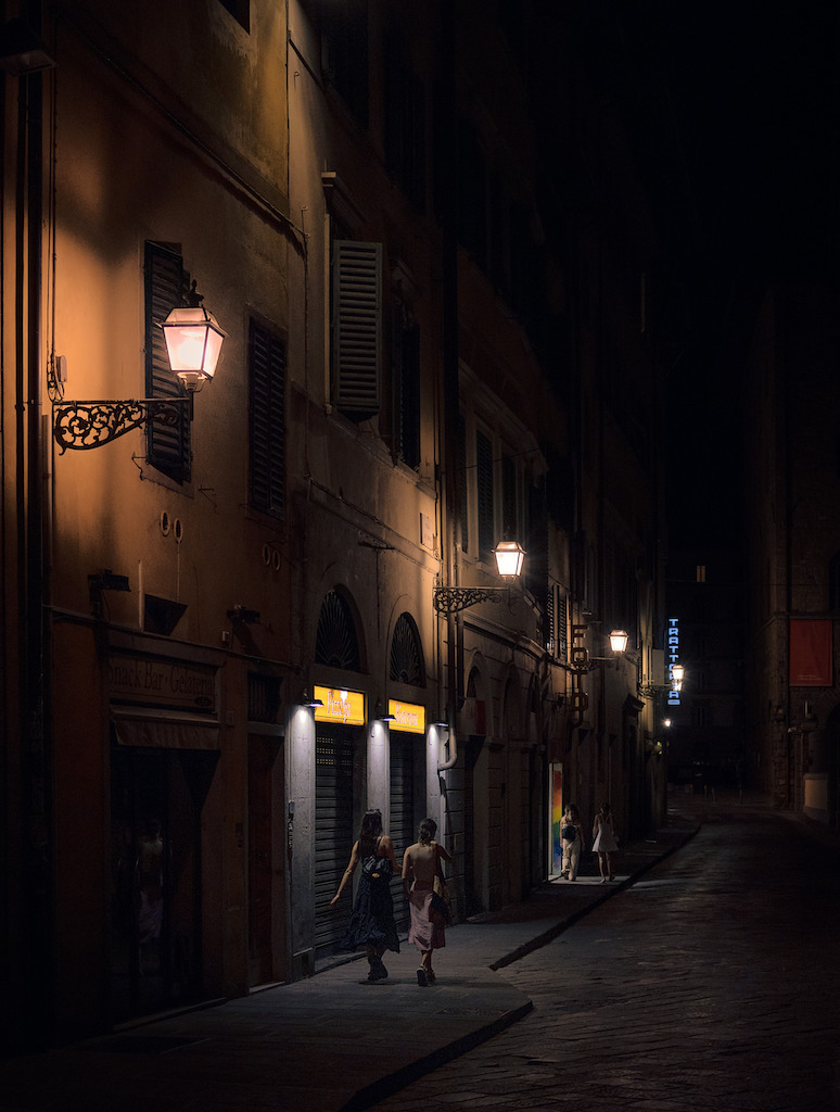 Street Photography at Night, Florence (Italy) Mar 2024