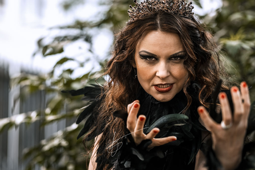 BeautiCa Magazine Halloween Photoshoot Portrait photography Lightroom witch