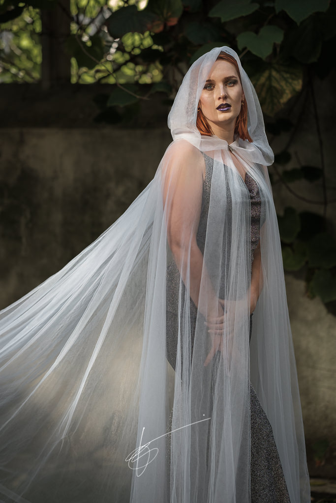 BeautiCa Magazine Halloween Photoshoot Portrait photography Lightroom veil