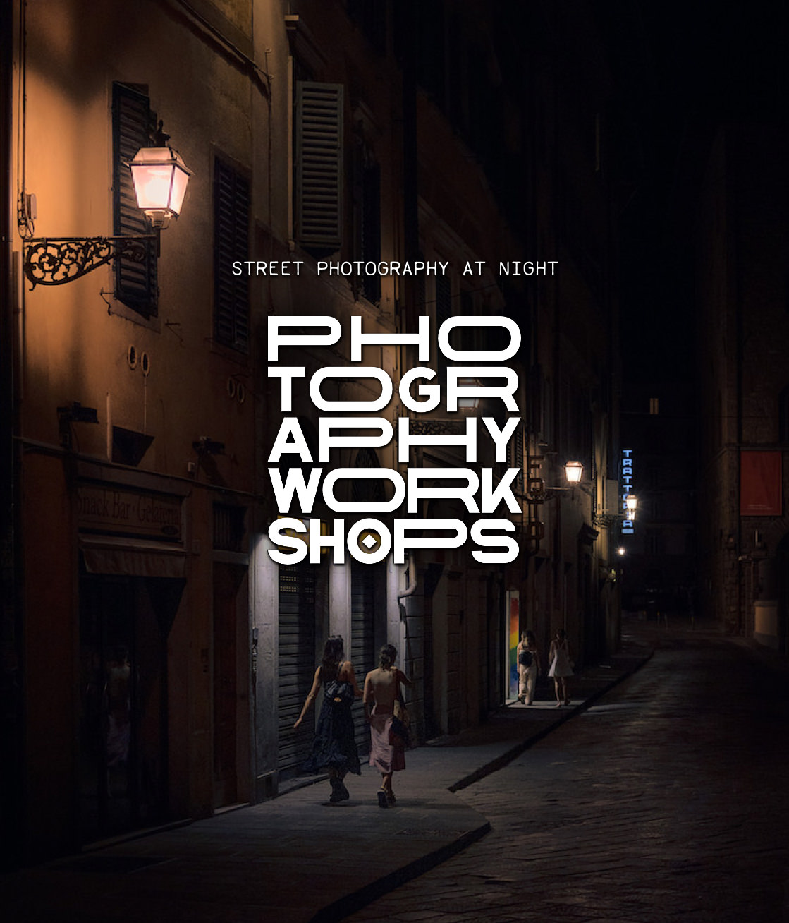 Street Photography At Night Workshop n Florence Firenze