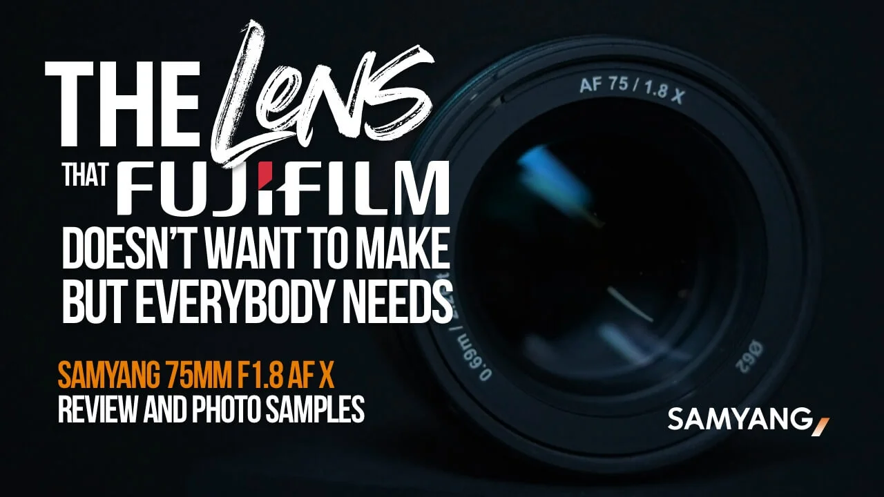 Fujifilm 75mm F1.8 X AF for Fujifilm X Mount full review youtube video
