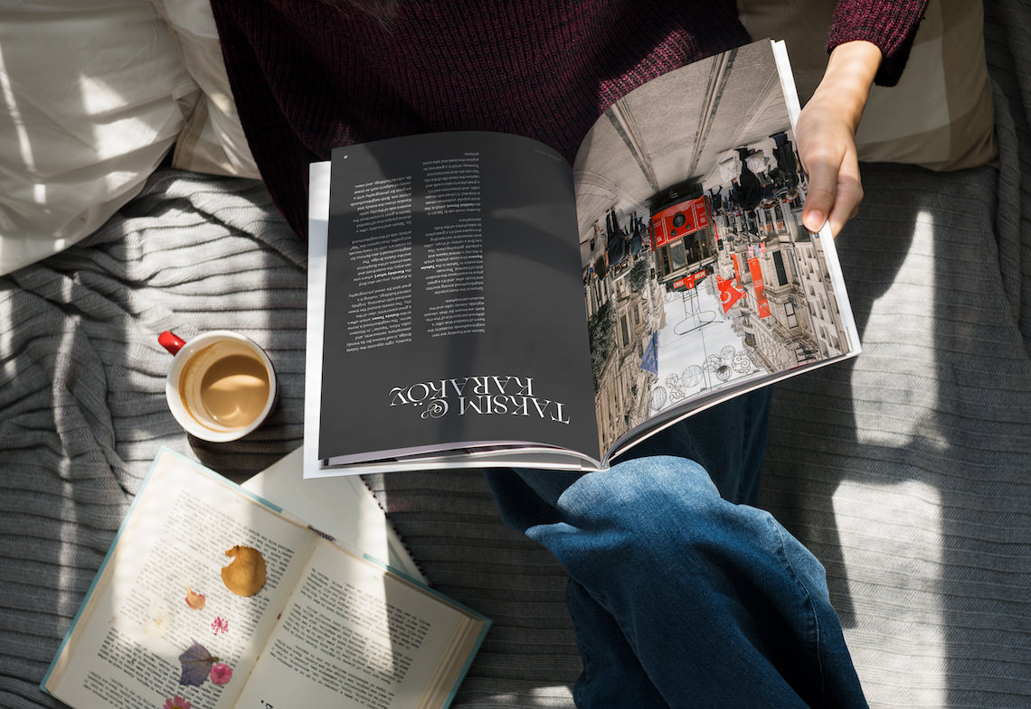 Istanbul Travel Guide and Photo Zine preview print mockup