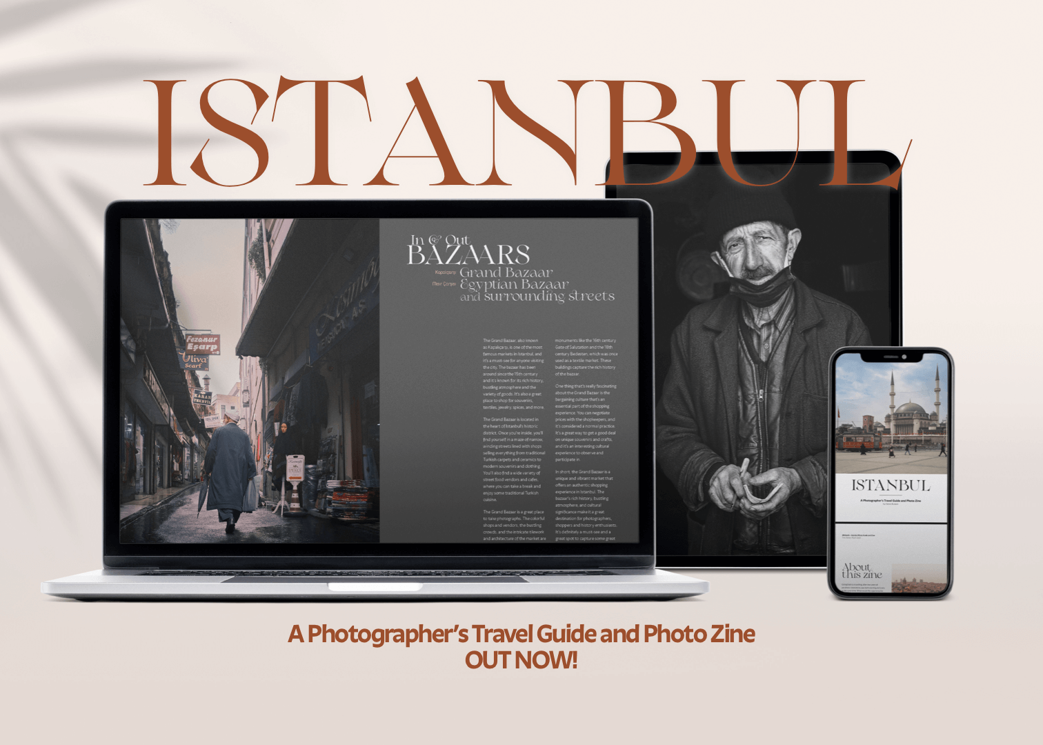 Istanbul Travel Guide and Photo Zine preview on devices