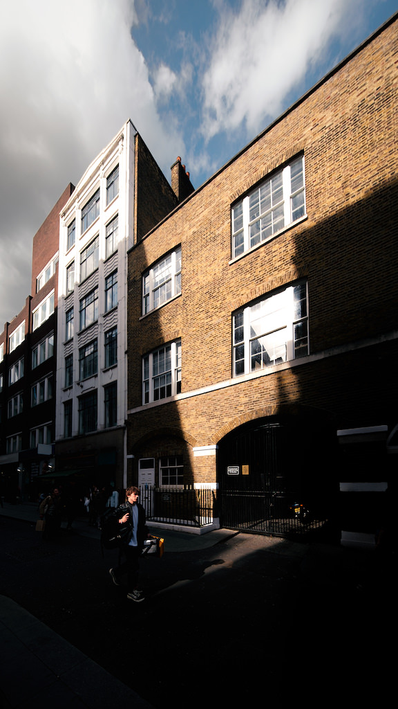 Fujfiilm 8mm lens, Soho London