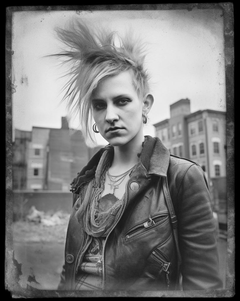 Manchester Punks 1980, an AI photo gallery — @fabienb.blog