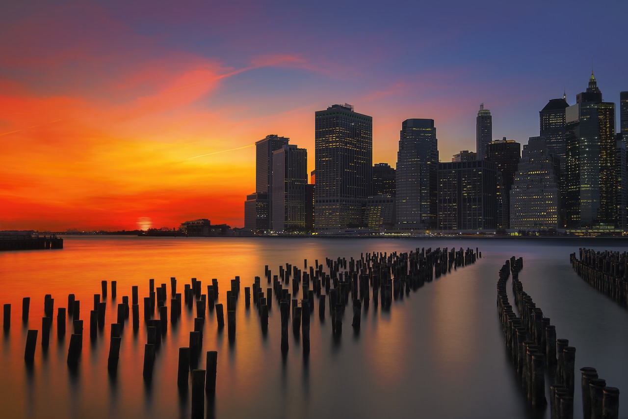 Photographer of the Year 2023 exhibition, sunset in New York