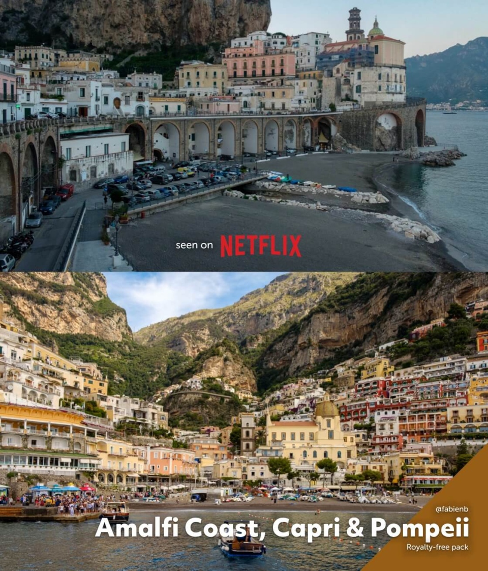 Amalfi Coast, Capri, Pompeii