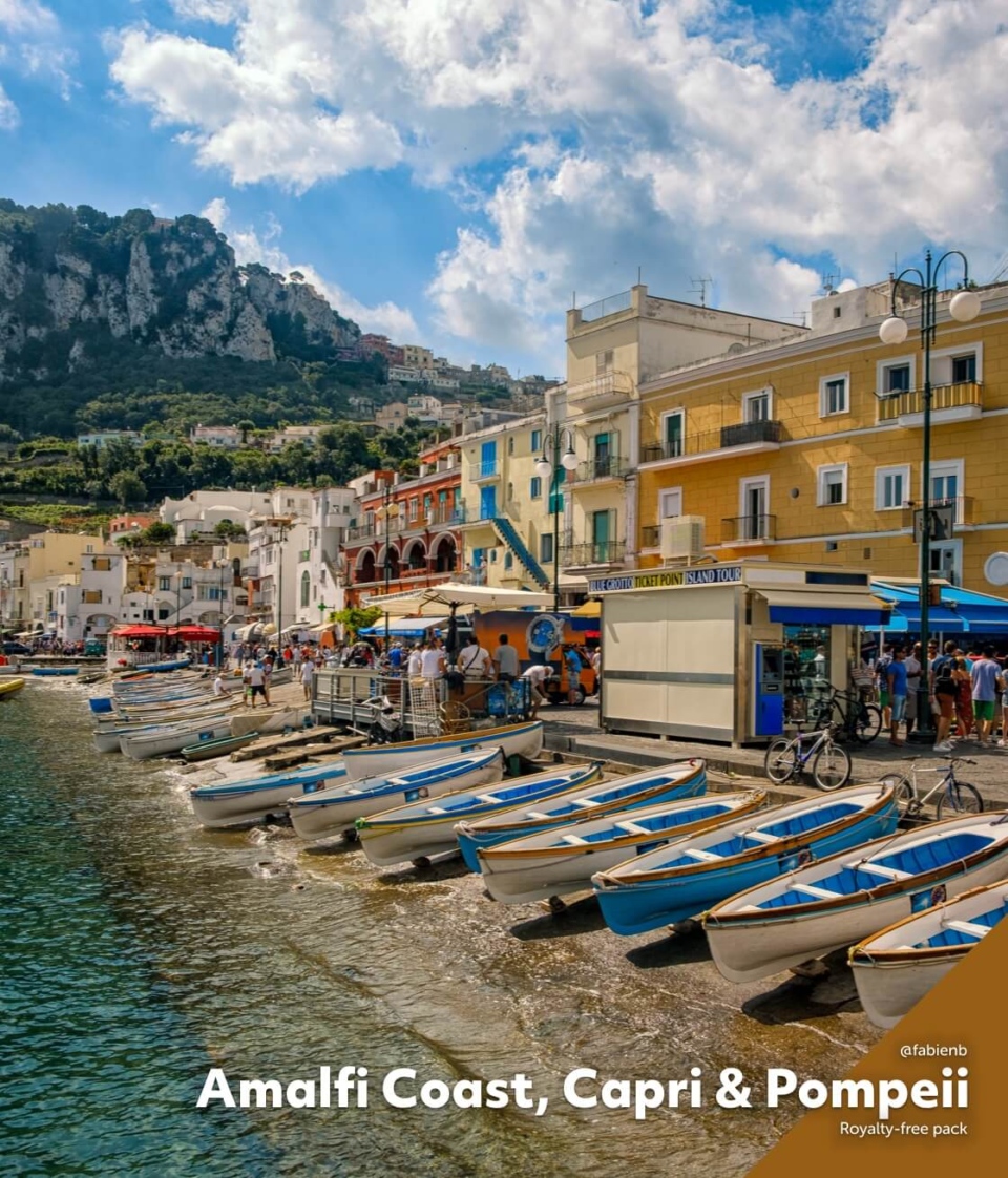 Amalfi Coast, Capri, Pompeii