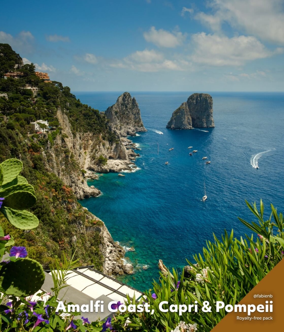 Amalfi Coast, Capri, Pompeii