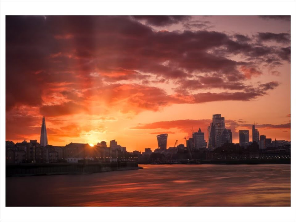 Spring Sunset in London