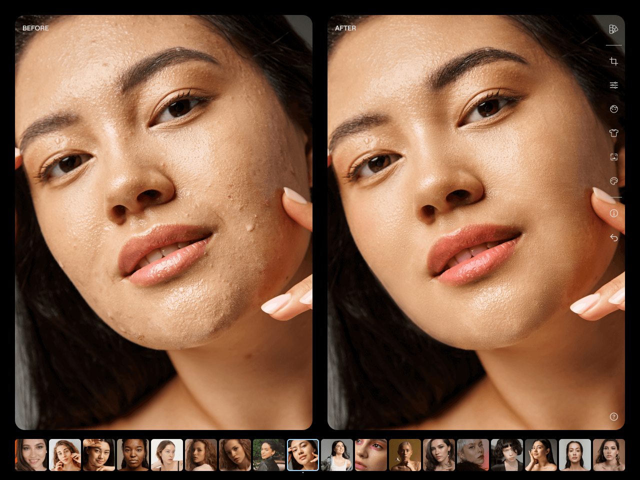 Portrait retouch app Skylum Aperty Luminar Neo