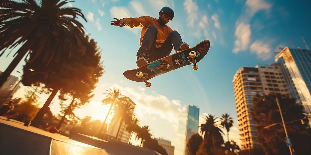 A skateboarder (Anthropics Claude) consistent great photos with AI