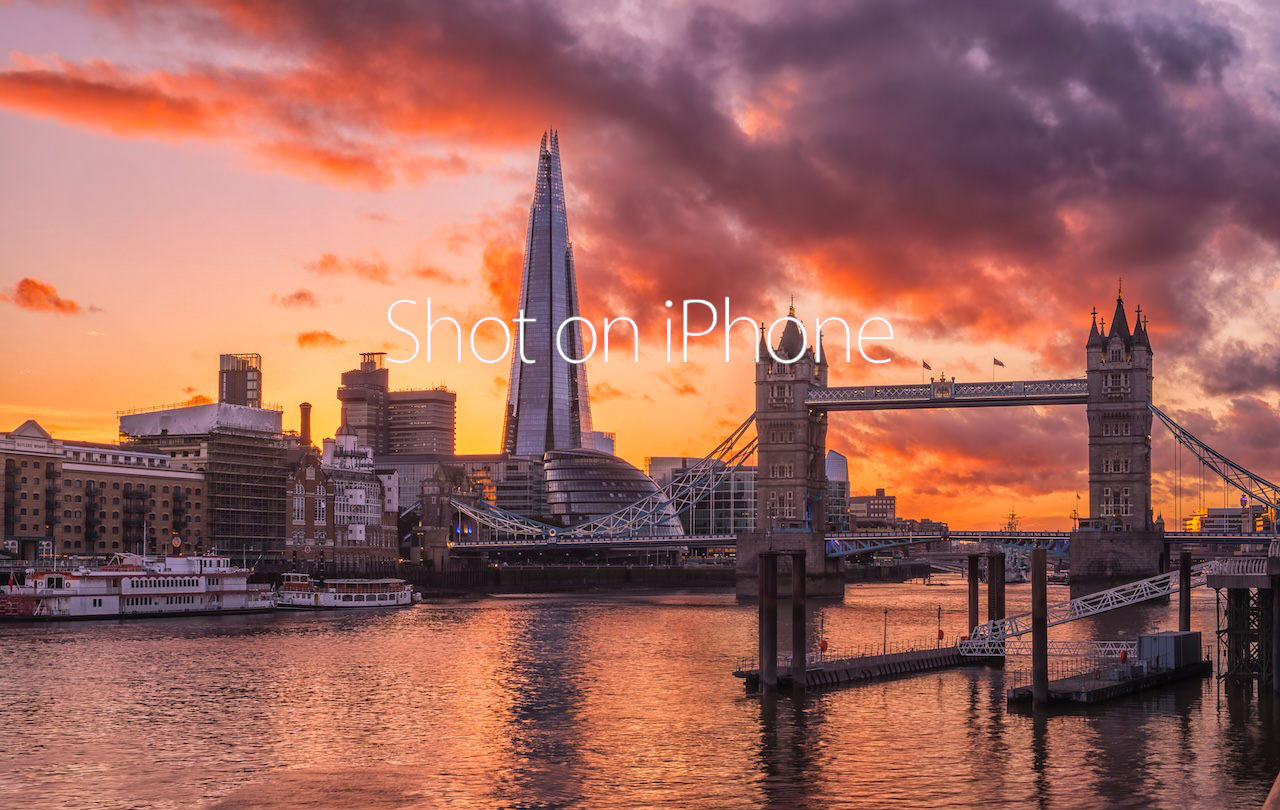 smartphone photography cover: London sunset