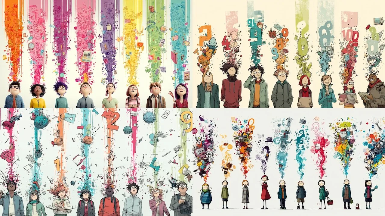 characters generated with Midjourney v7 by @fabienb.ai