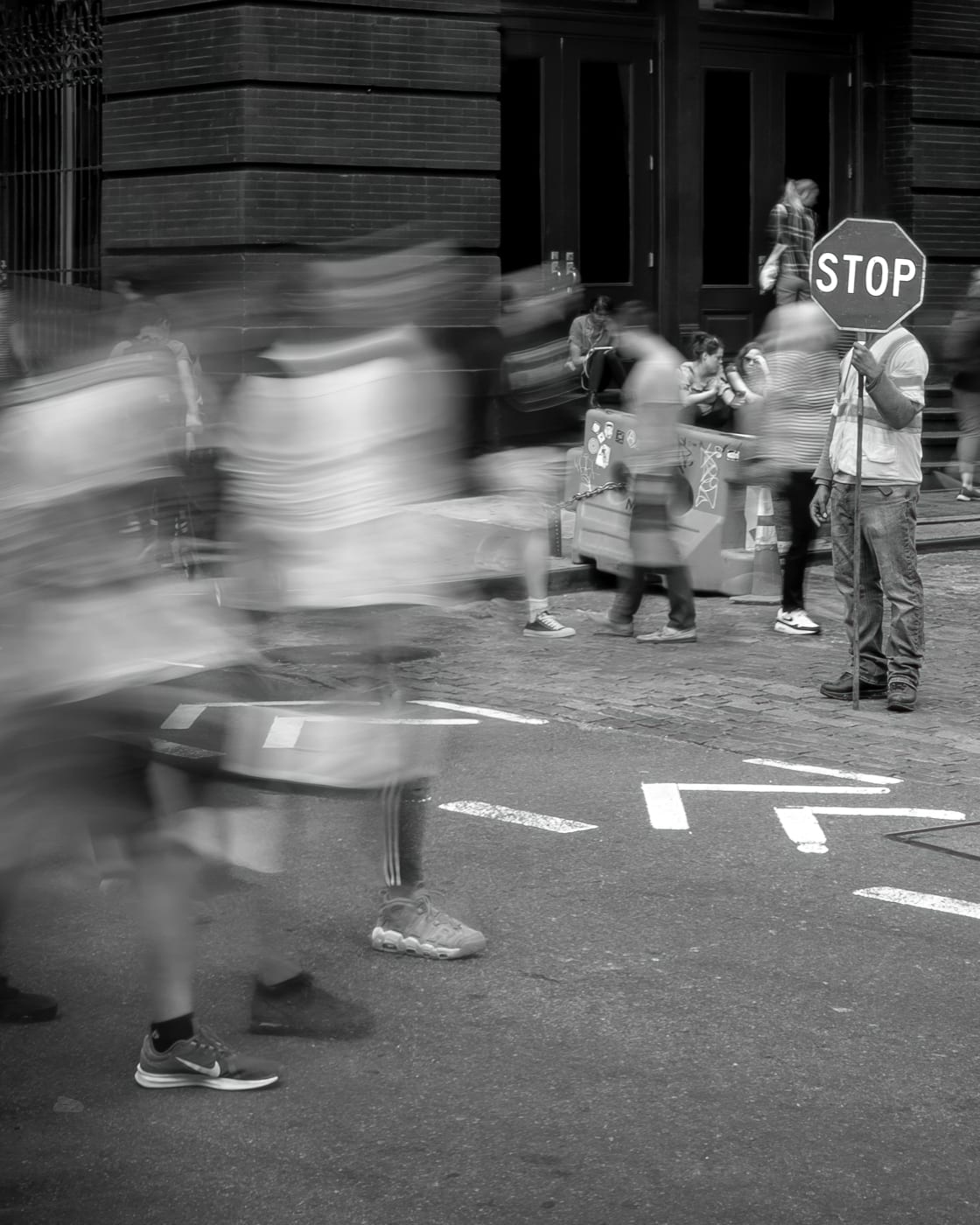 Prince Street New York, portrait view (cropped)