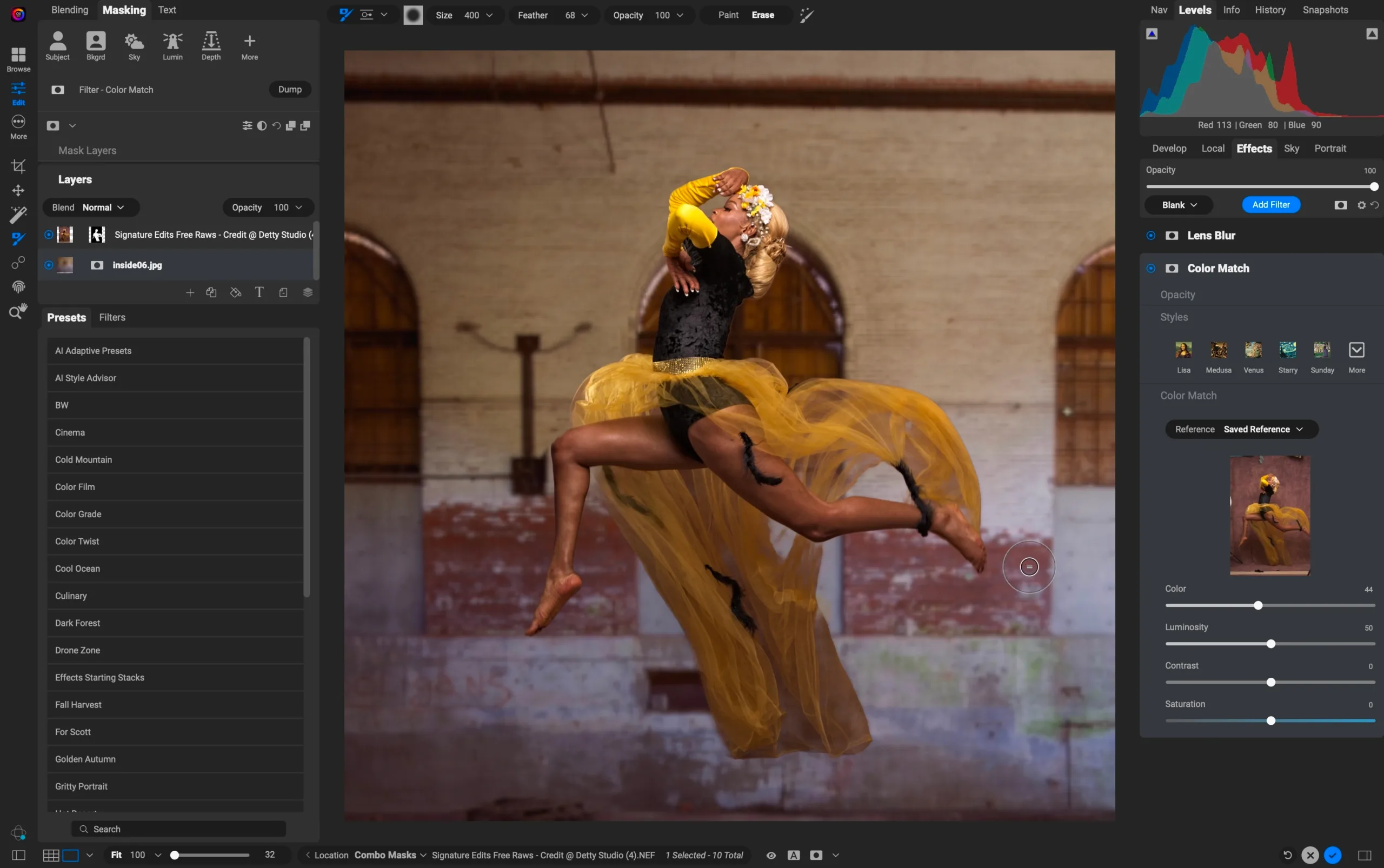 Masking Stack Composite